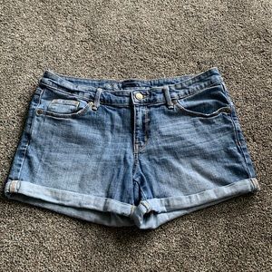 Mid Rise Jean Shorts